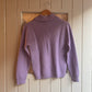 1950s Lilac Purple Wool Knitted Jumper