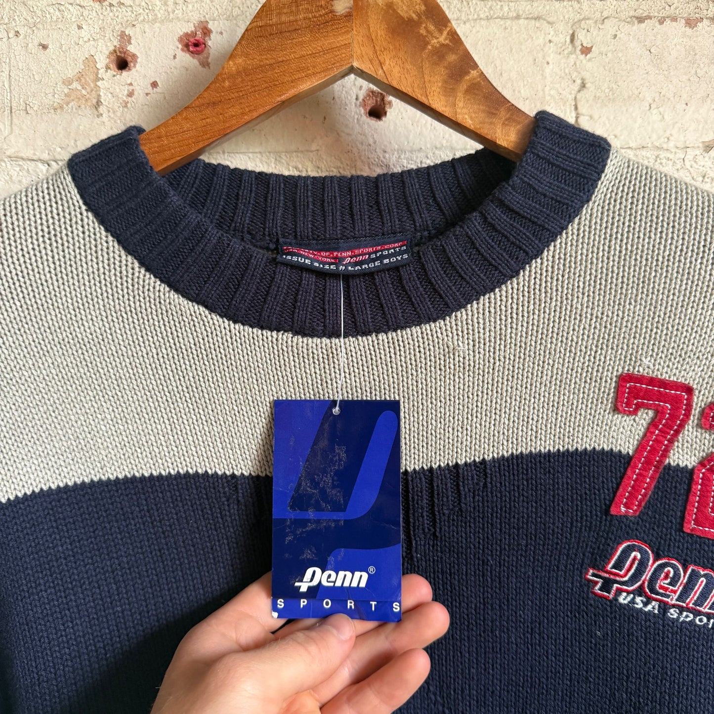 2000s Y2K Penn Knitted Jumper