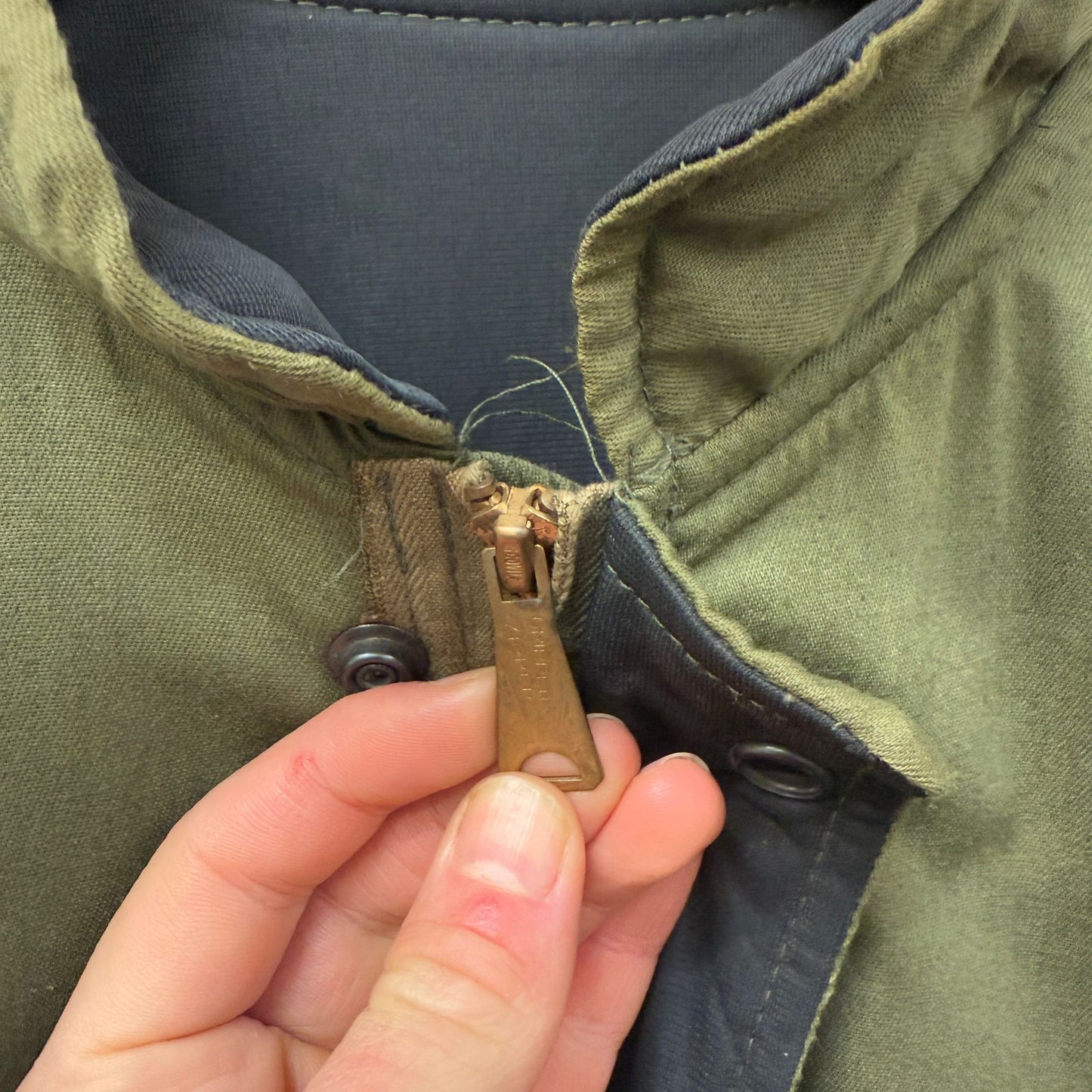 1970s Green US Military Chemical Jacket