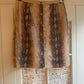 2000s Y2k 1990s Snakeskin Mini Skirt