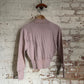 1950s Beige Wool Knitted Cardigan Jumper