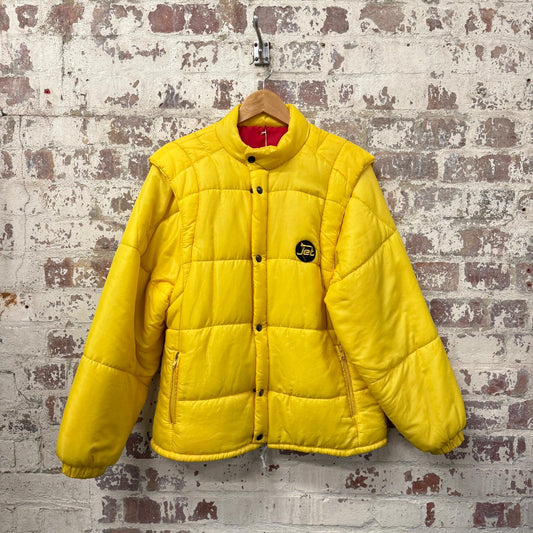 1980s Yellow Puffer Jacket