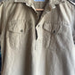 1960s Beige Umbro Work Scouts Polo Shirt Top
