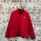 2000s Red Sherpa Lined The North Face TNF Jacket