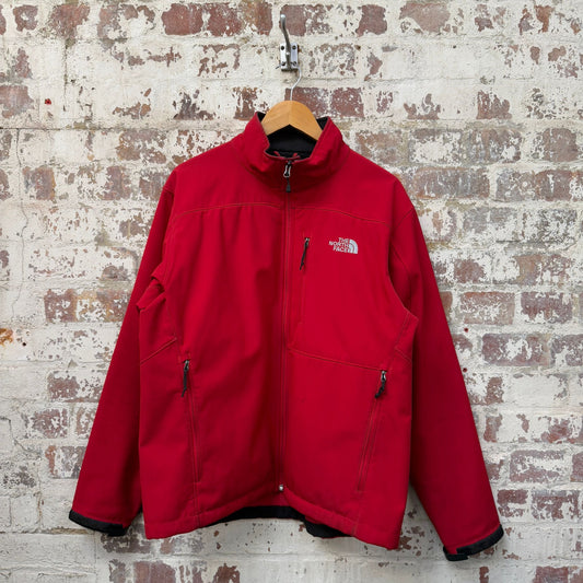 2000s Red Sherpa Lined The North Face TNF Jacket