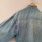 1980s Stone Wash Turquoise Button Shirt