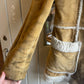 1970s Tan Suede Sheepskin Leathercraft Coat