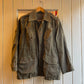 1970s Green French Military Field Jacket Coat
