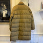 1970s Cotton Down Fill French Long Puffer Jacket