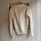 1980s Off White Wool Knitted Cardigan