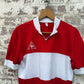 1970s Red Le Coq Sportif Cycling Zip Up Top