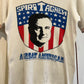 1960s White "Spiro Tagnew' Graphic American T-shirt