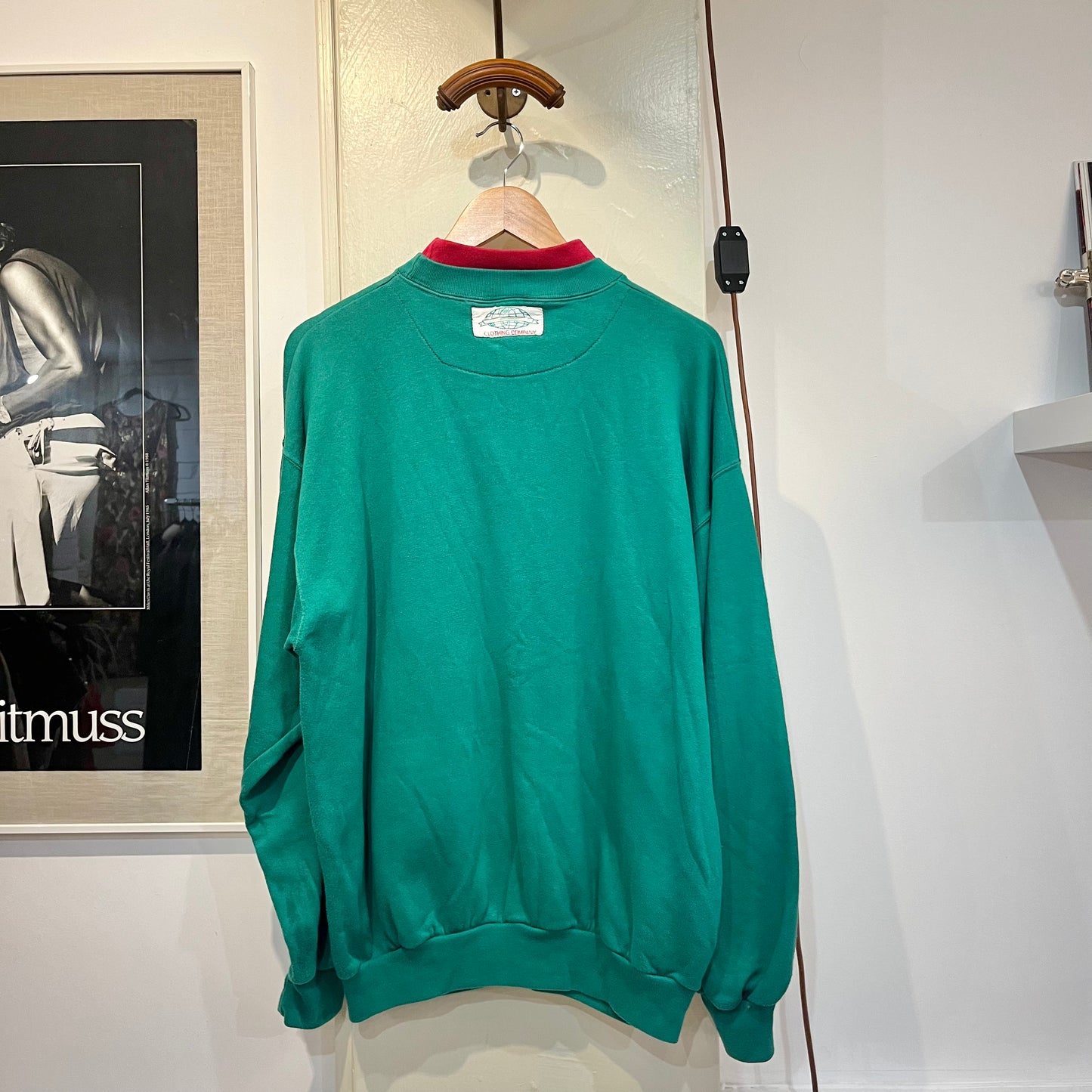 1980s Turquoise 'Pineapple' Graphic Sweatshirt