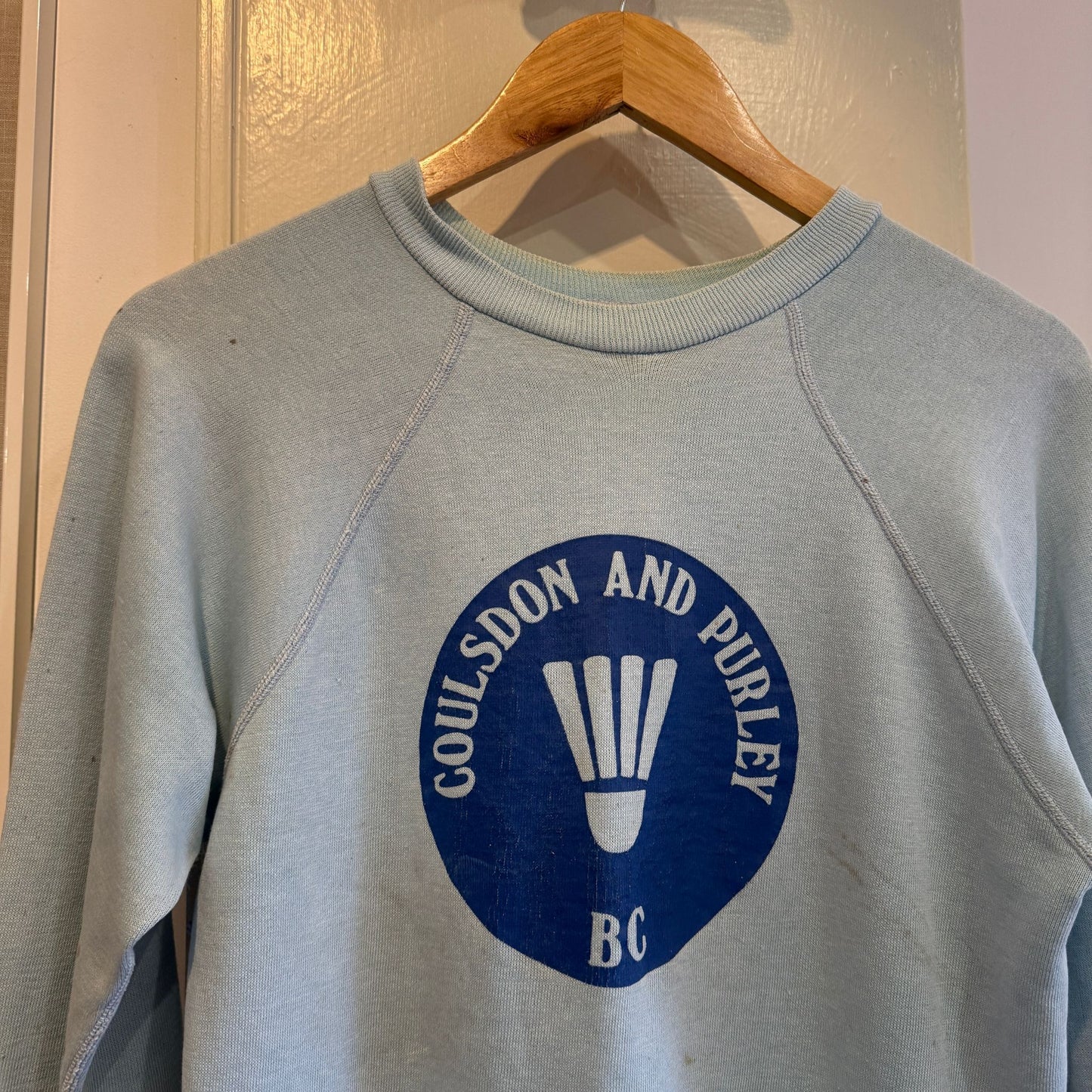 1970s Graphic Raglan Badminton Sweatshirt