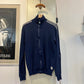 1980s Navy Zip up Track Top