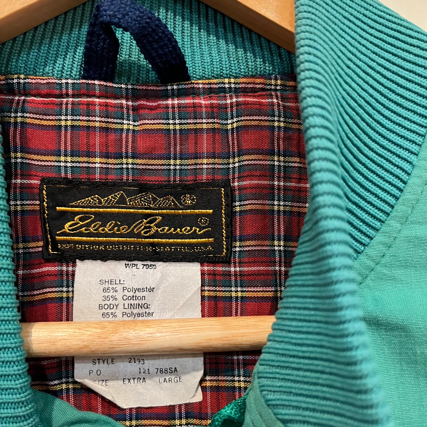 1980s Green Eddie Bauer Cotton Harrington Jacket