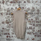 1970s Biege St Michael Knitted Tank Top Sweater Vest