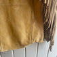 1950s Beige Wester Tassel Leather Jacket