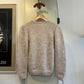 1970s Beige Wool Knitted Jumper
