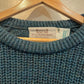 1970s Green Irish Wool Knitted Jumper