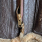 1960s Brown Leather Flight Aviator Jacket