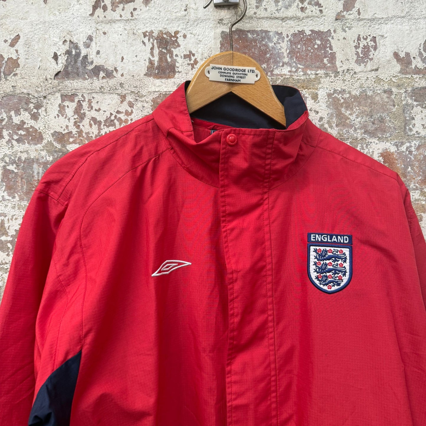 200s Red Umbro England Track Jacket