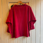 1950s Red British Holdfast Work Pullover Smock Jacket