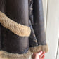 1960s Brown Leather Flight Aviator Jacket