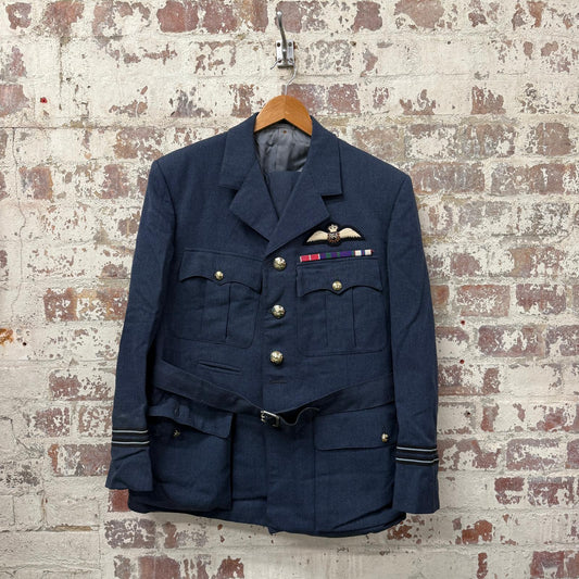 1940s Blue British Military RAF Suit