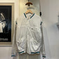 1980s White Lacoste Lightweight Bomber Jacket