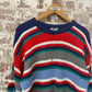 1980s Lee Stripe Knitted Wool Jumper