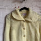 1970s Yellow Knitted Cardigan Jumper