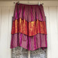 1980s Striped Indian Pink Skirt