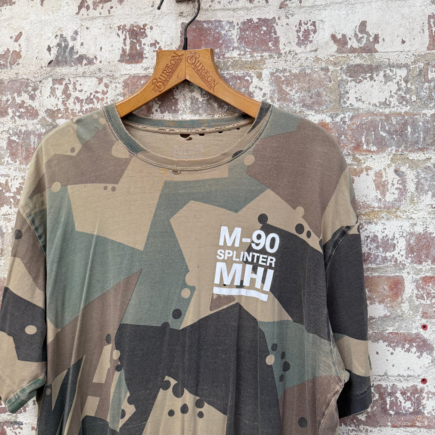Vintage Camouflage Maharishi Graphic T-Shirt
