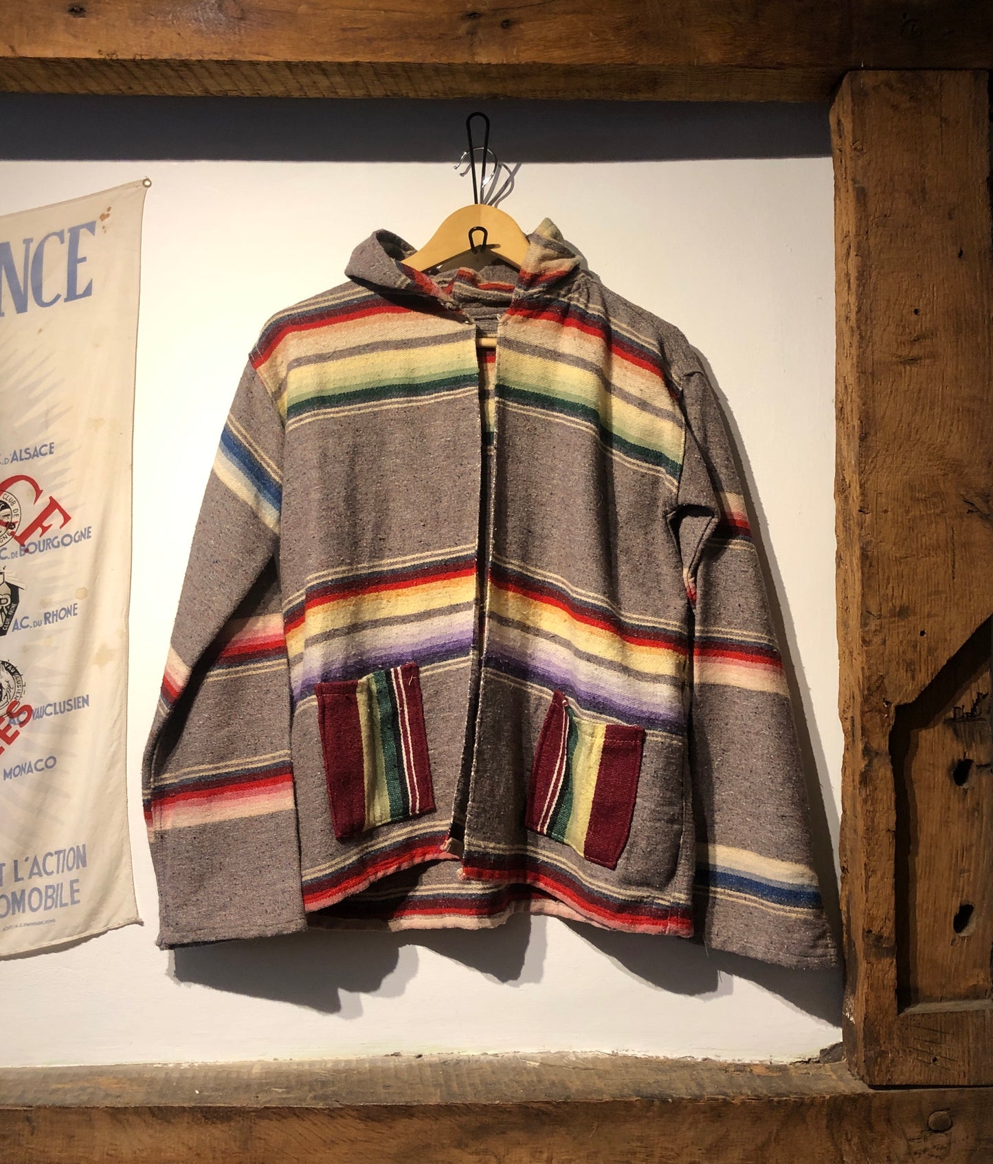 1960s Home Made Blanket Jacket