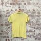 1960s Yellow British Holstar Waffle Polo Shirt