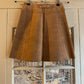 1960s Tan Suede Mini Skirt