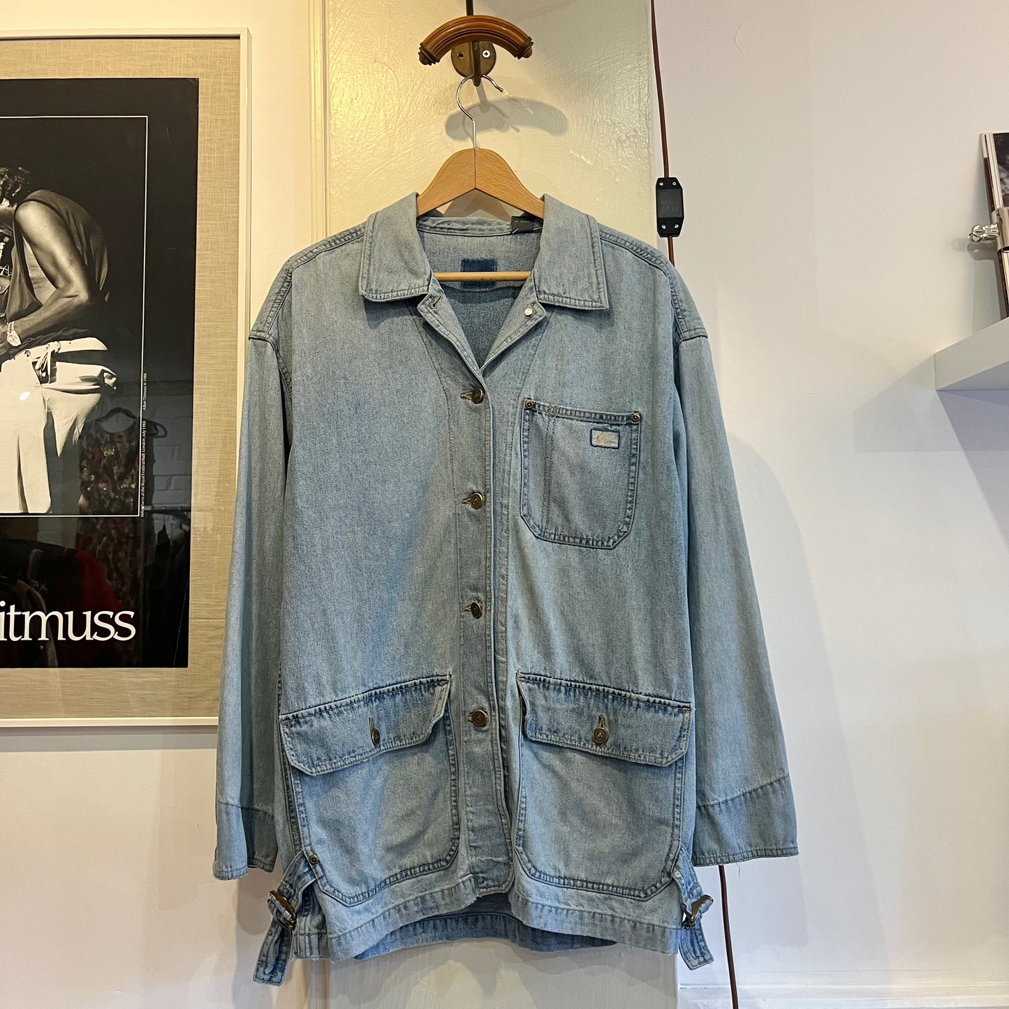 1980s Denim Work Style Jacket
