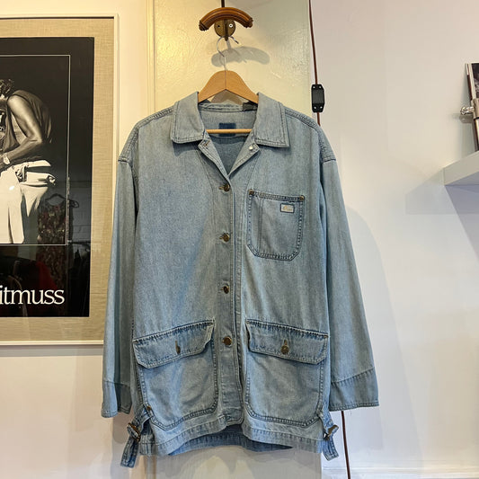1980s Denim Work Style Jacket