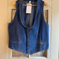 1970s Blue Arizona Denim Waistcoat