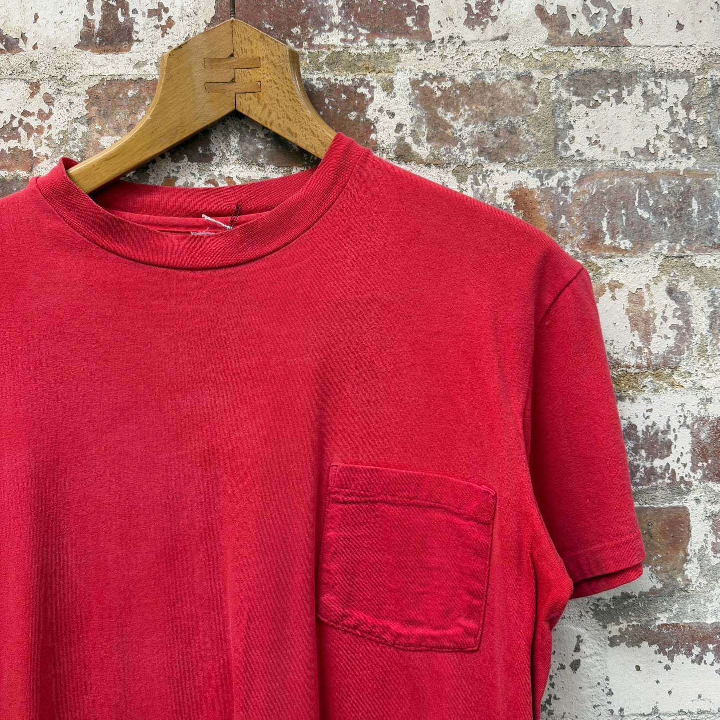 1980s Rare Adidas Pocket Blank T-Shirt