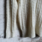 1970s Cream Cable Knitted Jumper