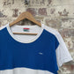 1970s Blue and White Waffle Cagney T-shirt