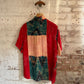 1980s Rayon Multicoloured Patterned Unusual Shirt