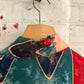 1980s Rayon Multicoloured Patterned Unusual Shirt