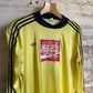1980s Yellow Adidas Ventex Football Shirt
