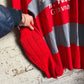 1970s Red and Grey Milan Club Football Template Long Sleeve Shirt