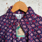 1970s Patterned Button Up Shirt