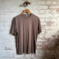1990s Brown Blank Cotton T-shirt