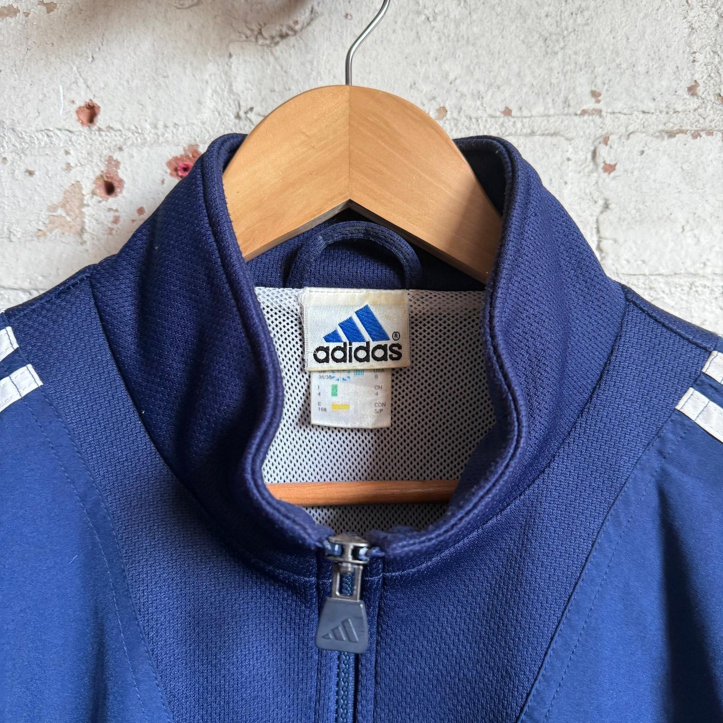 1990s Navy Adidas Track Top Jacket